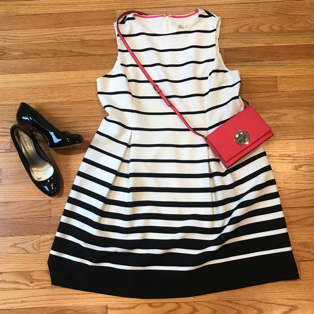 Black and White Eliza J dress